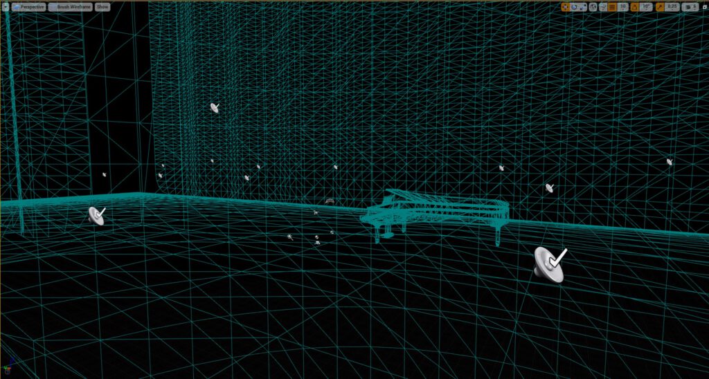 mesh view of theater in unreal engine