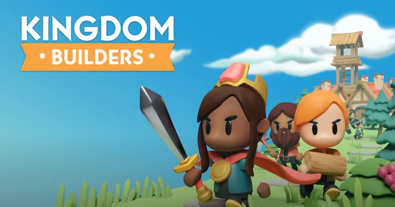 Kingdom Builders Title with the king and some of his villagers